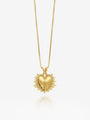 Electric Deco Heart Necklace