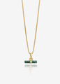 Mini Malachite T-Bar Necklace