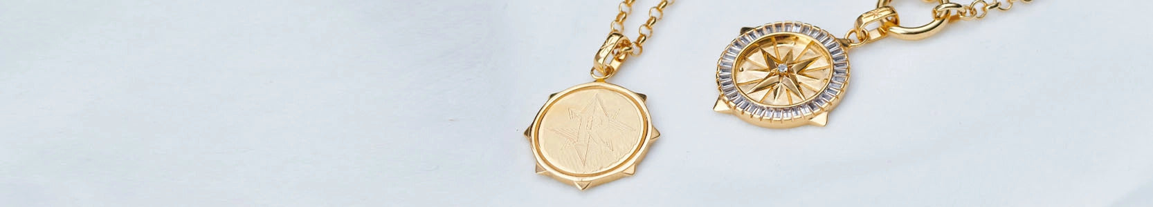 Gold Northstar necklace 50% in Summer Sale