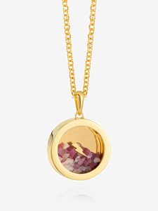 'We've Got Your Back' Gemstone Amulet Necklace