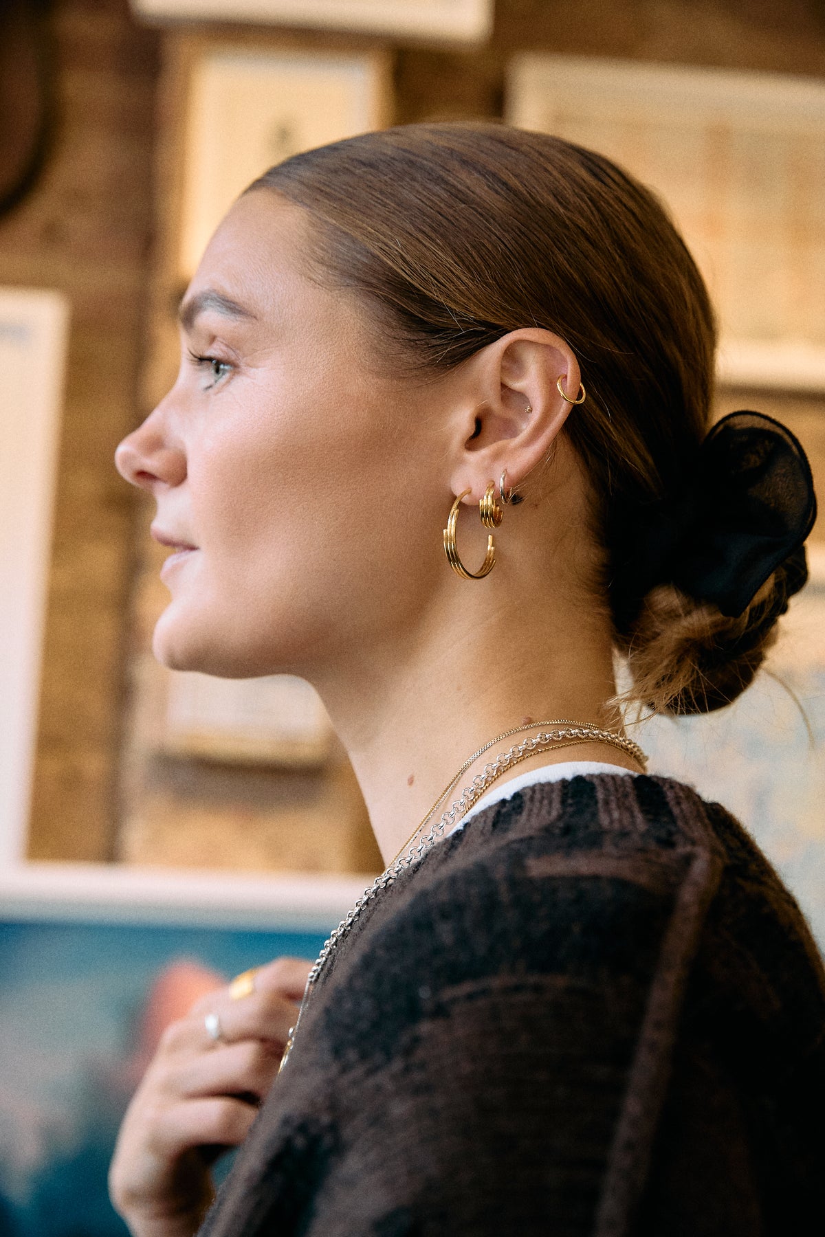 Large Evolve Hoop Earrings