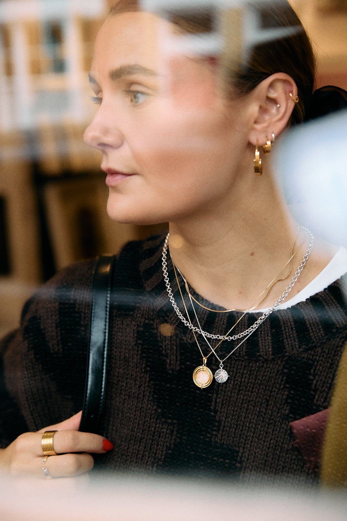 Personalised Evolve Birthstone Mixed Amulet Necklace