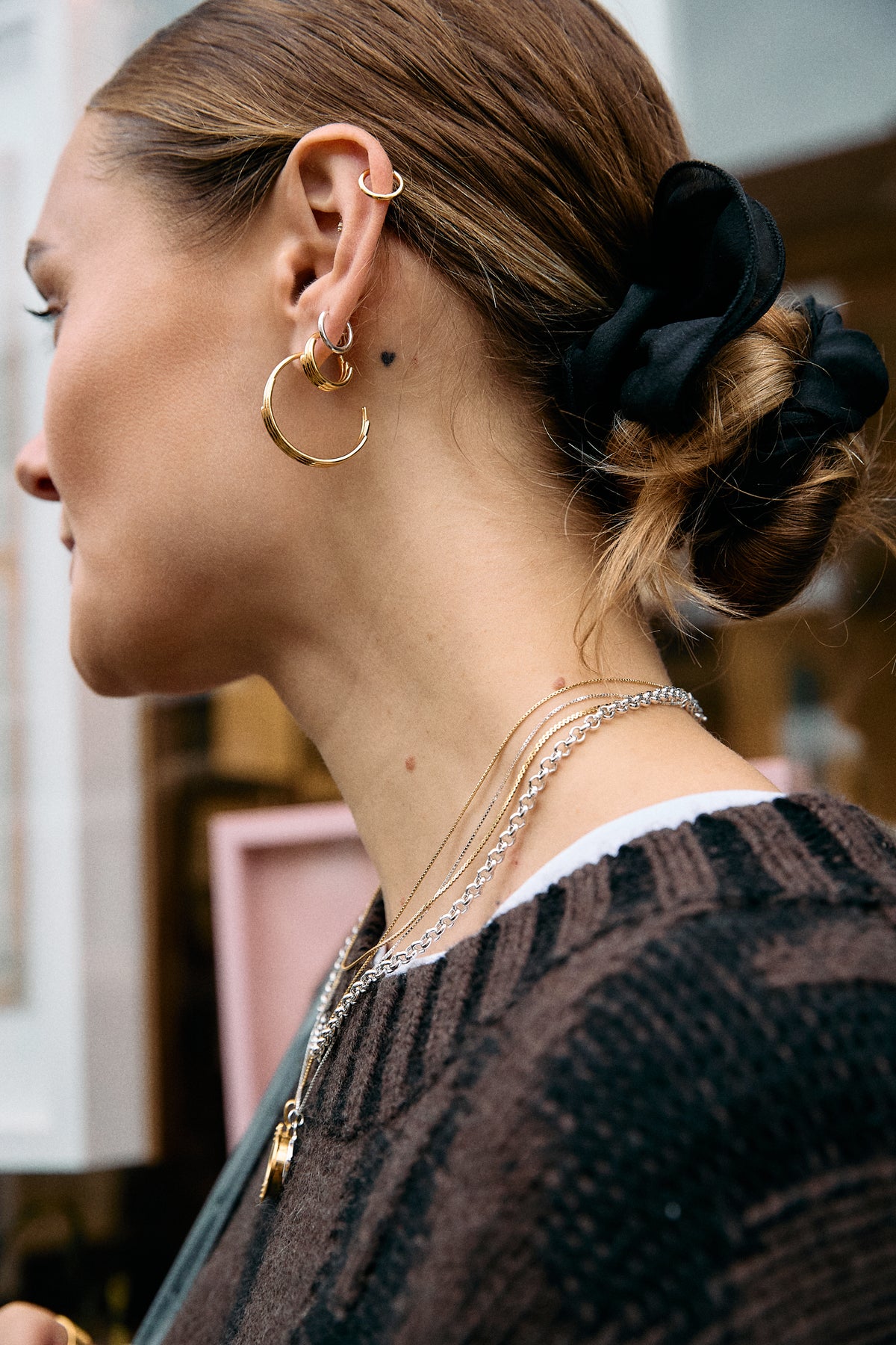 Small Evolve Hoop Earrings