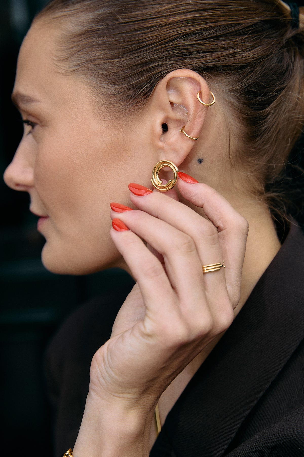 Shimmering Sun Ear Cuff