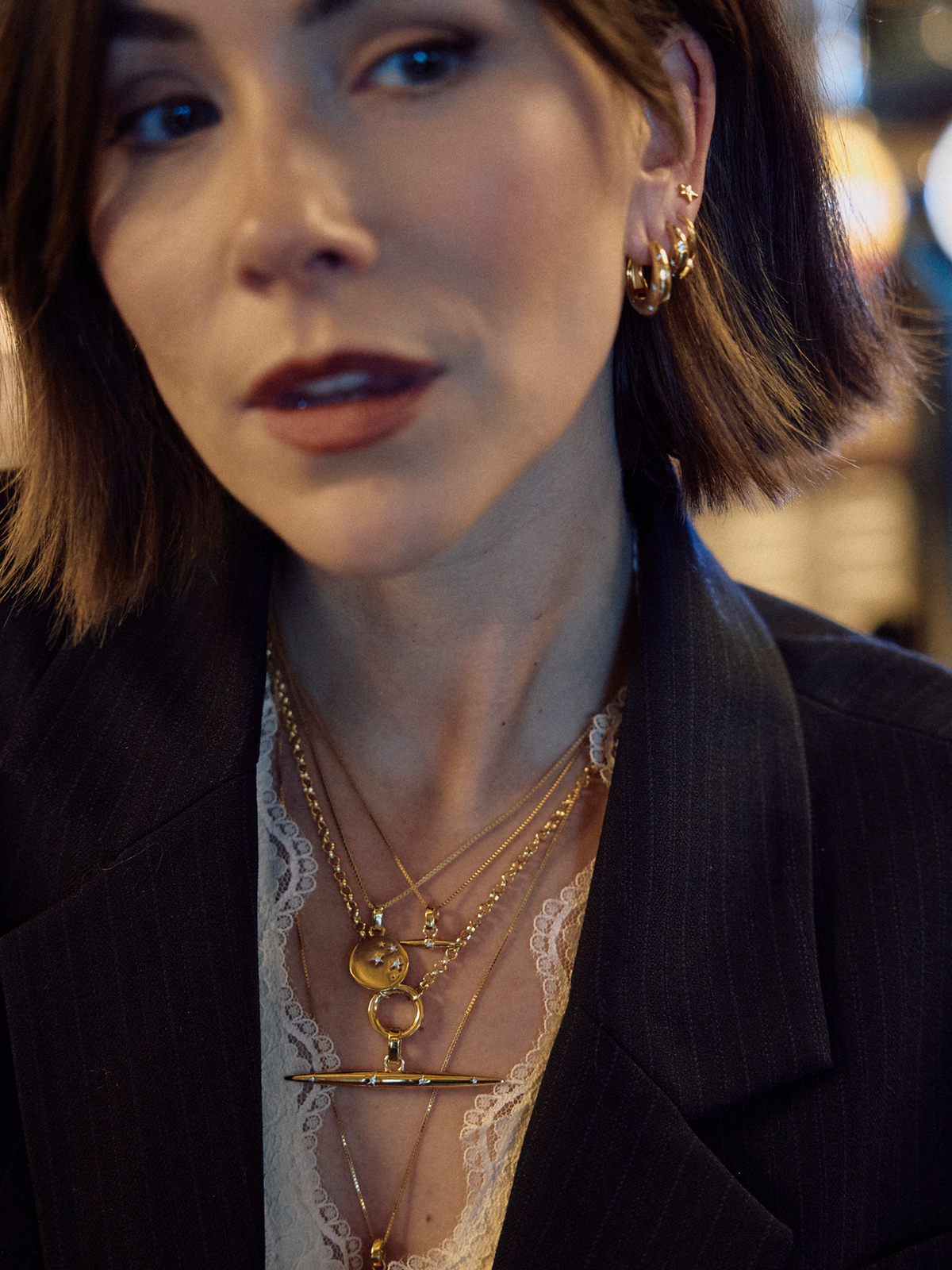 Lucky Star Engravable Coin Necklace