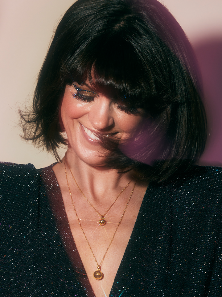 Choose Love Disco Ball Locket Necklace