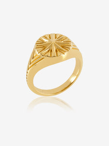 North Star Pinky Signet Ring