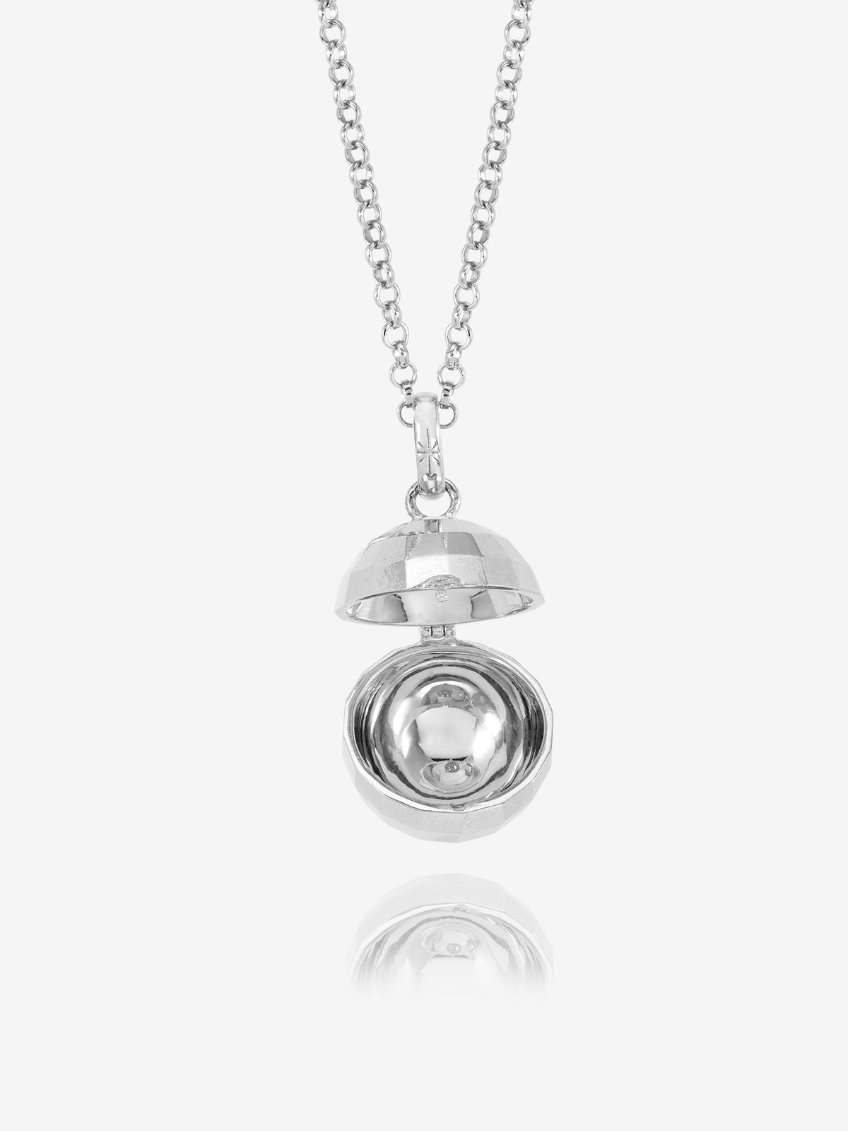 Choose Love Disco Ball Locket Necklace