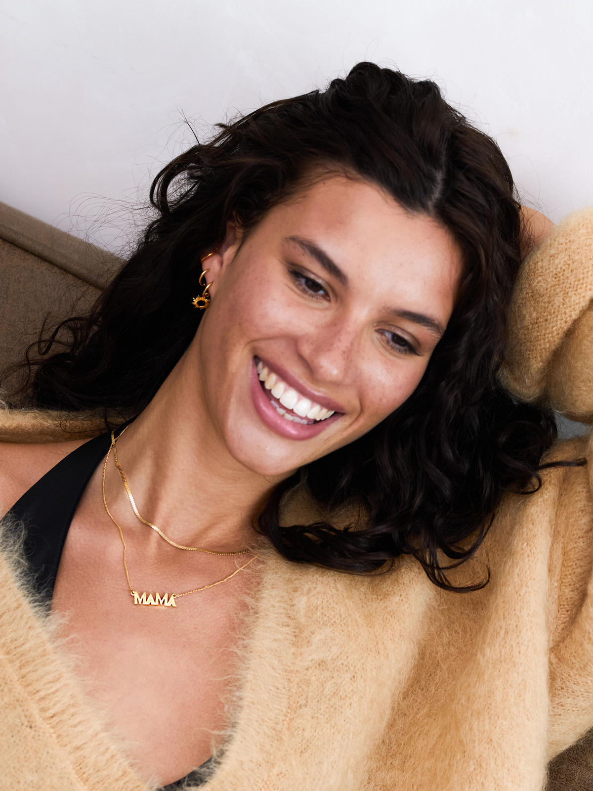 Mama and Serpentine layered Necklace Set