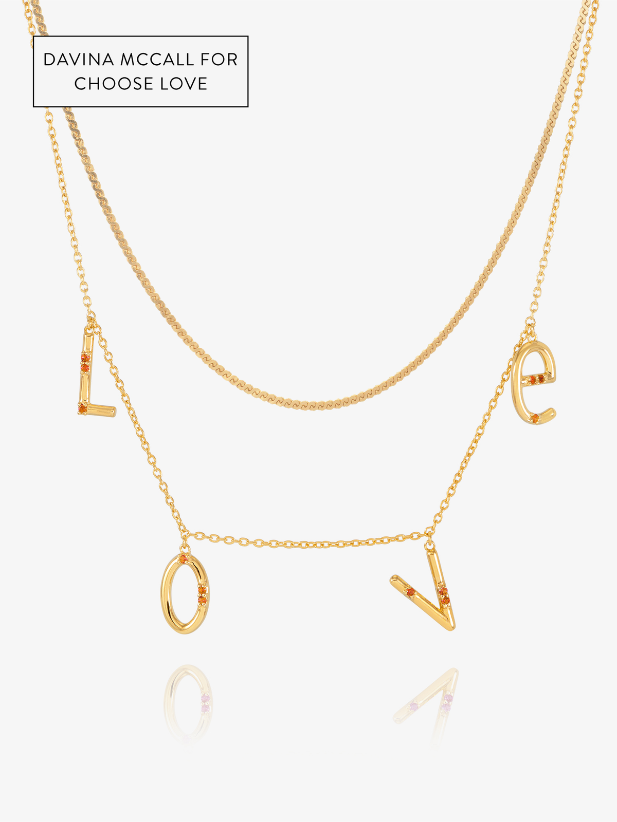 Love & Serpentine Layered Necklace Set
