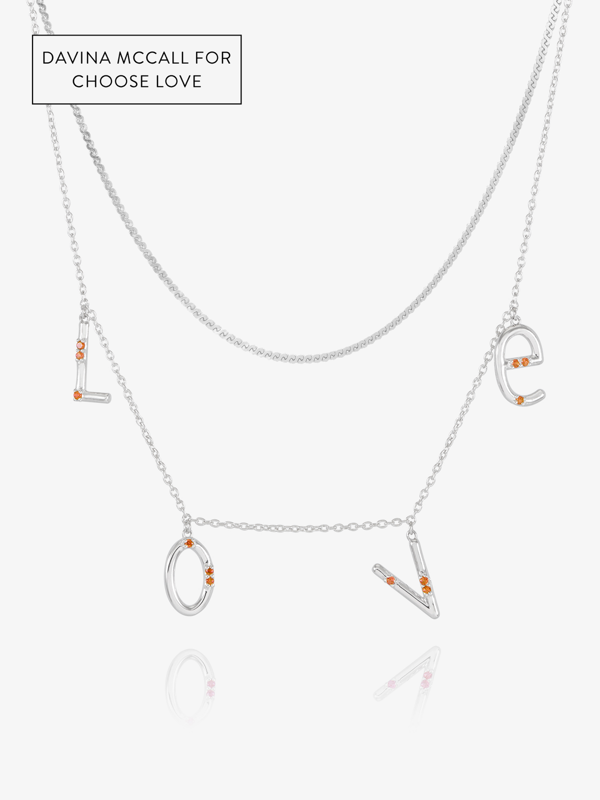 Love & Serpentine Layered necklace Set