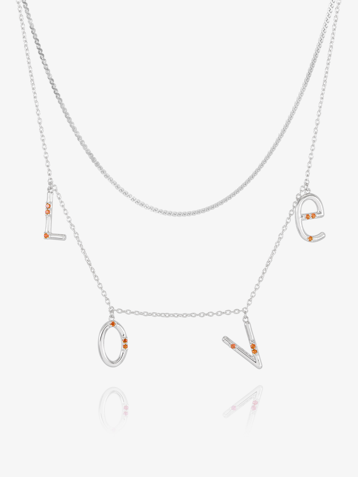 Love & Serpentine Layered necklace Set