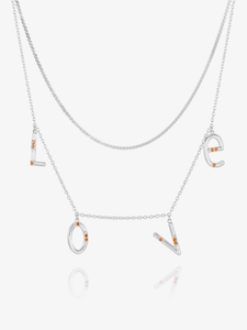 Love & Serpentine Layered necklace Set