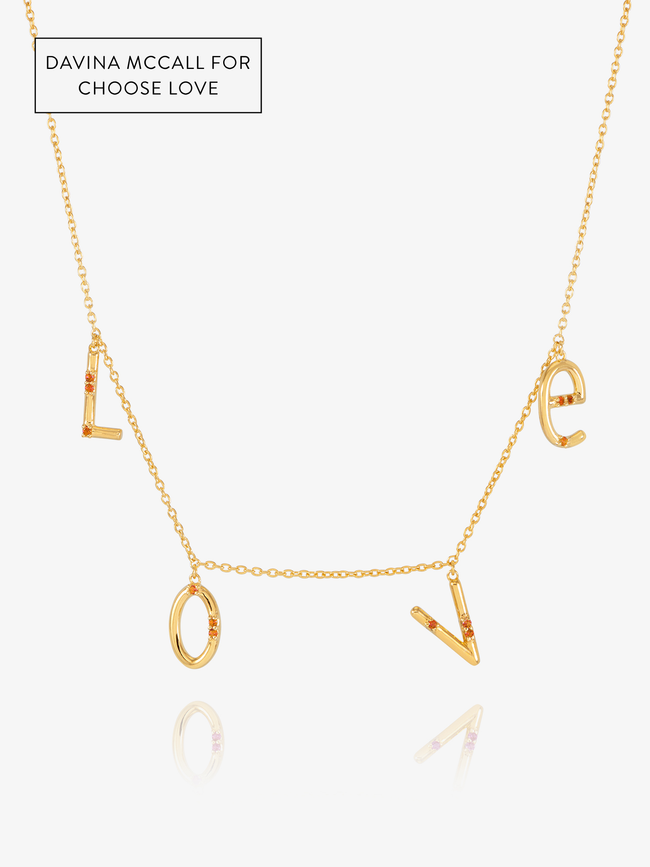 Choose Love LOVE Necklace