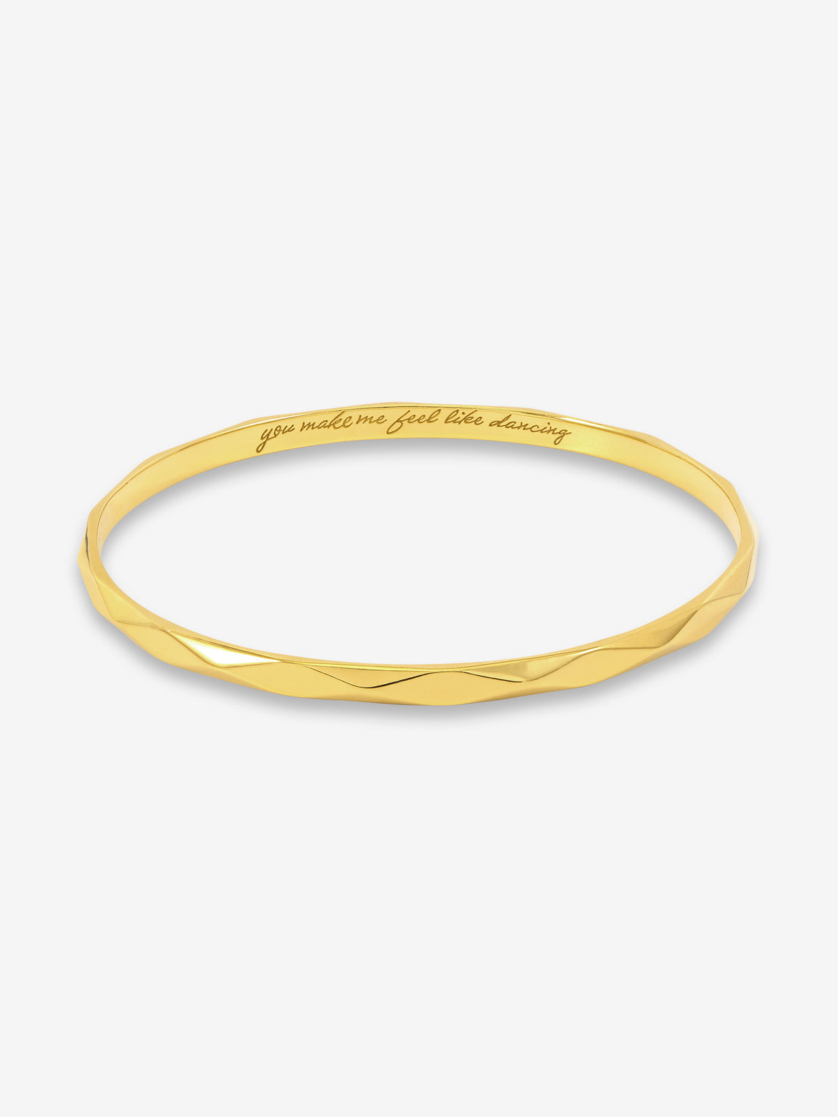 Dawn O'Porter 'You Make Me Feel Like Dancing' Faceted Bangle