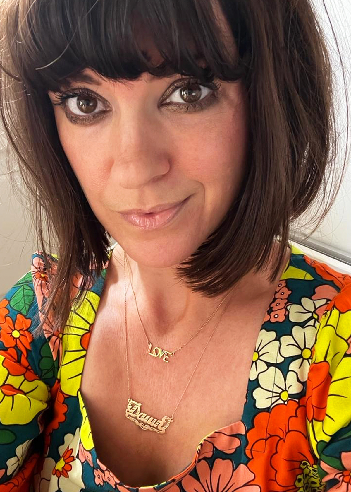 Dawn O'Porter X RJ for Choose Love Rainbow Pave Necklace