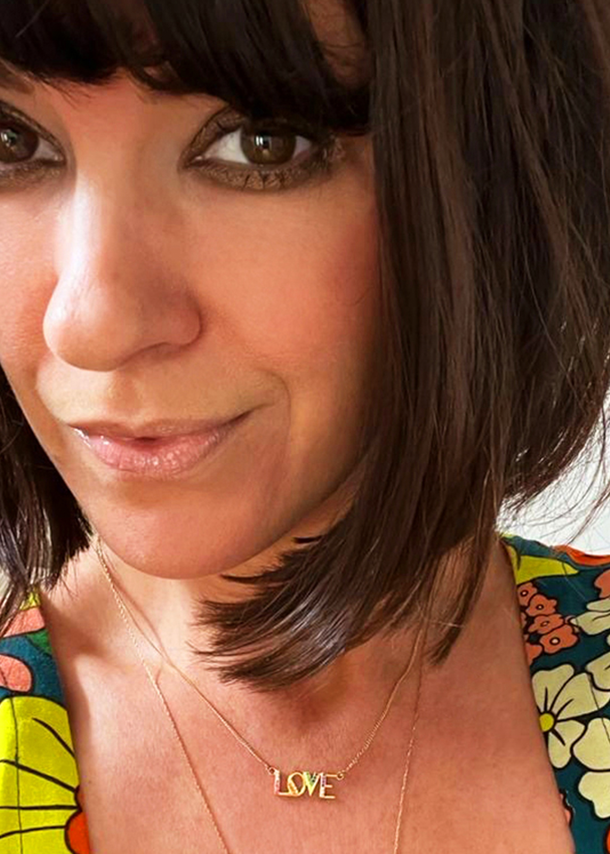 Dawn O'Porter X RJ for Choose Love Rainbow Pave Necklace