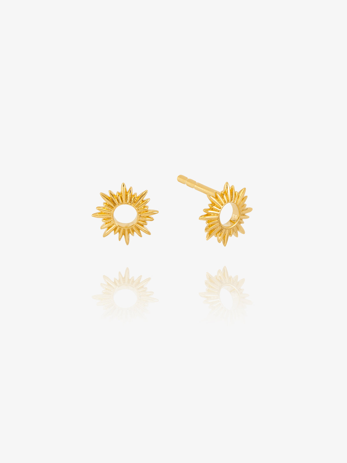 Eternal Sun Citrine Huggie Hoops and Eternal Sun Studs Earring Set