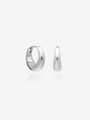 Sample Sale - Graduated Plain Huggie Hoop Earrings