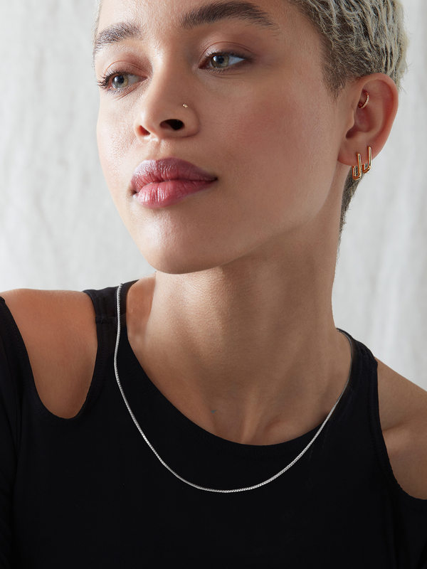 Fine Box Chain Silver - Rachel Jackson