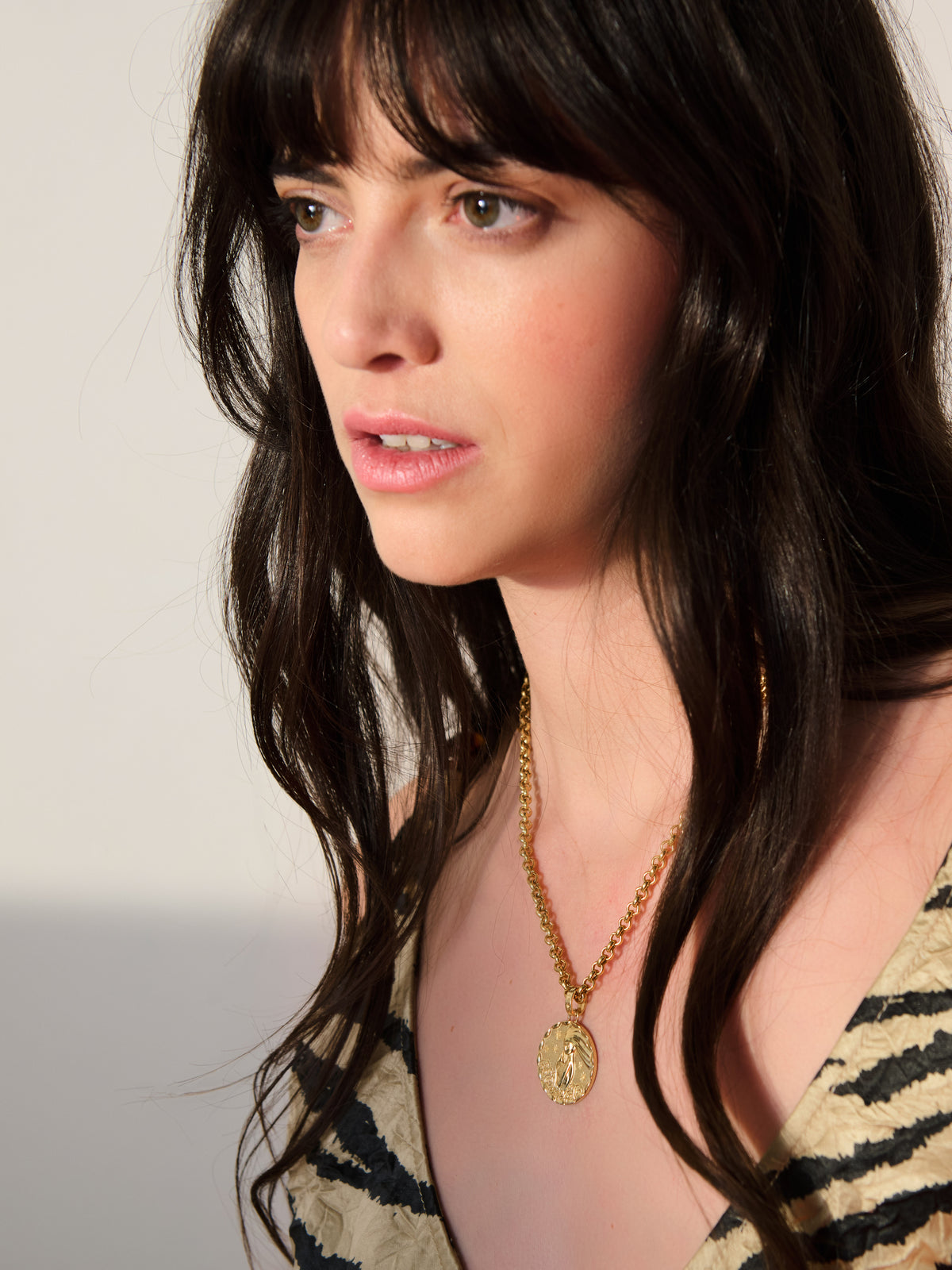 Statement Zodiac Art Coin Necklace