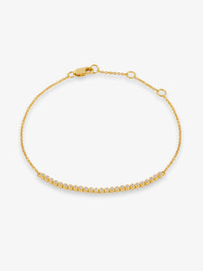 Fine White Sapphire Chain Bracelet