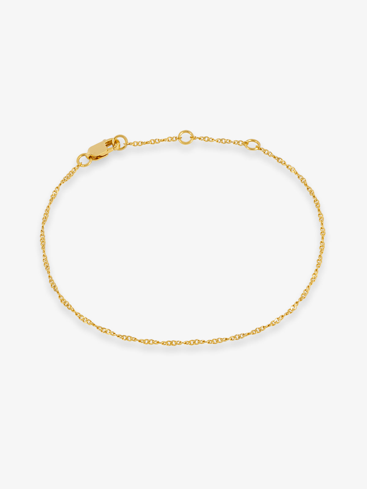 Shimmer Twist Chain Bracelet