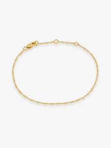 Shimmer Twist Chain Bracelet
