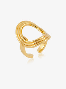Into the Groove Adjustable Size Ring