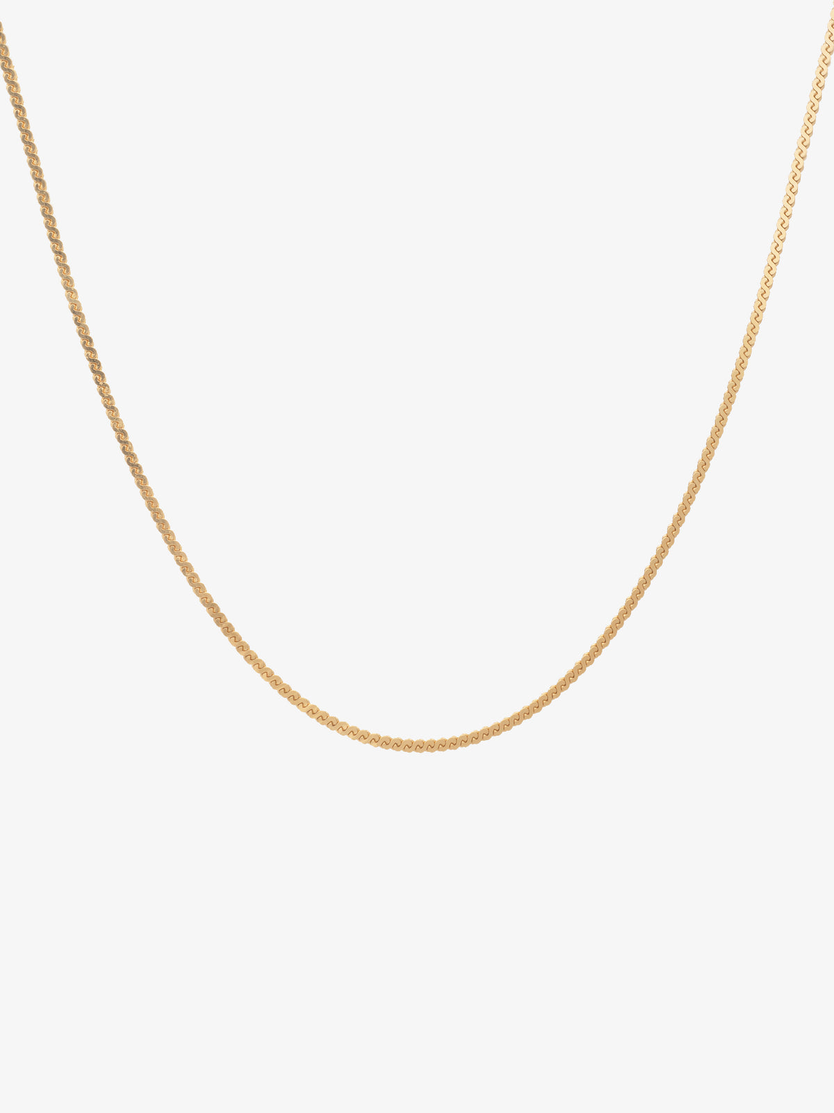 Mini Happy Face Necklace and Serpentine Layered Necklace Set