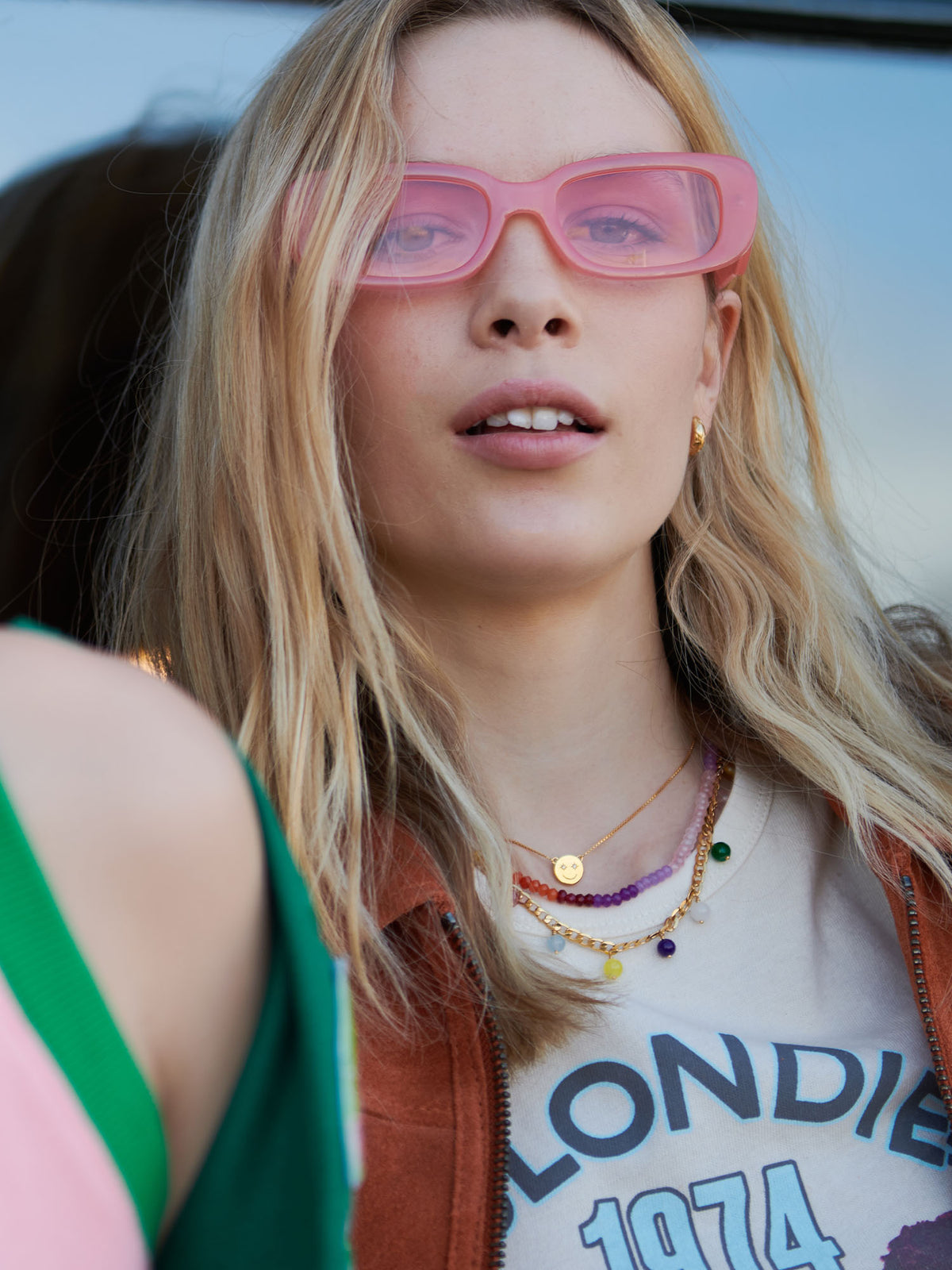 Mini Happy Face necklace