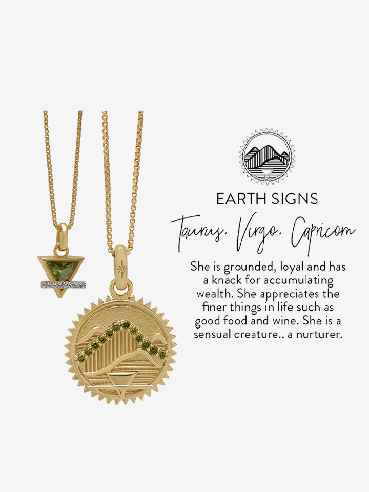 Styled Elements Earth Layered Necklace Set