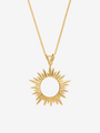Electric Goddess Medium Sun Necklace