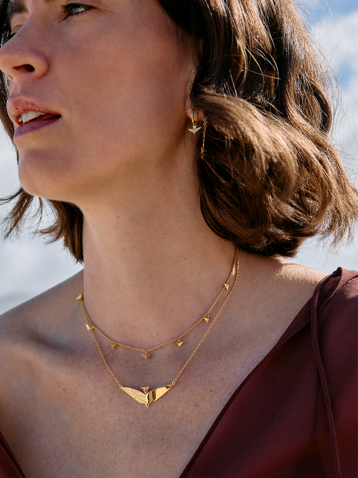 Dreamer Celestial Bird necklace