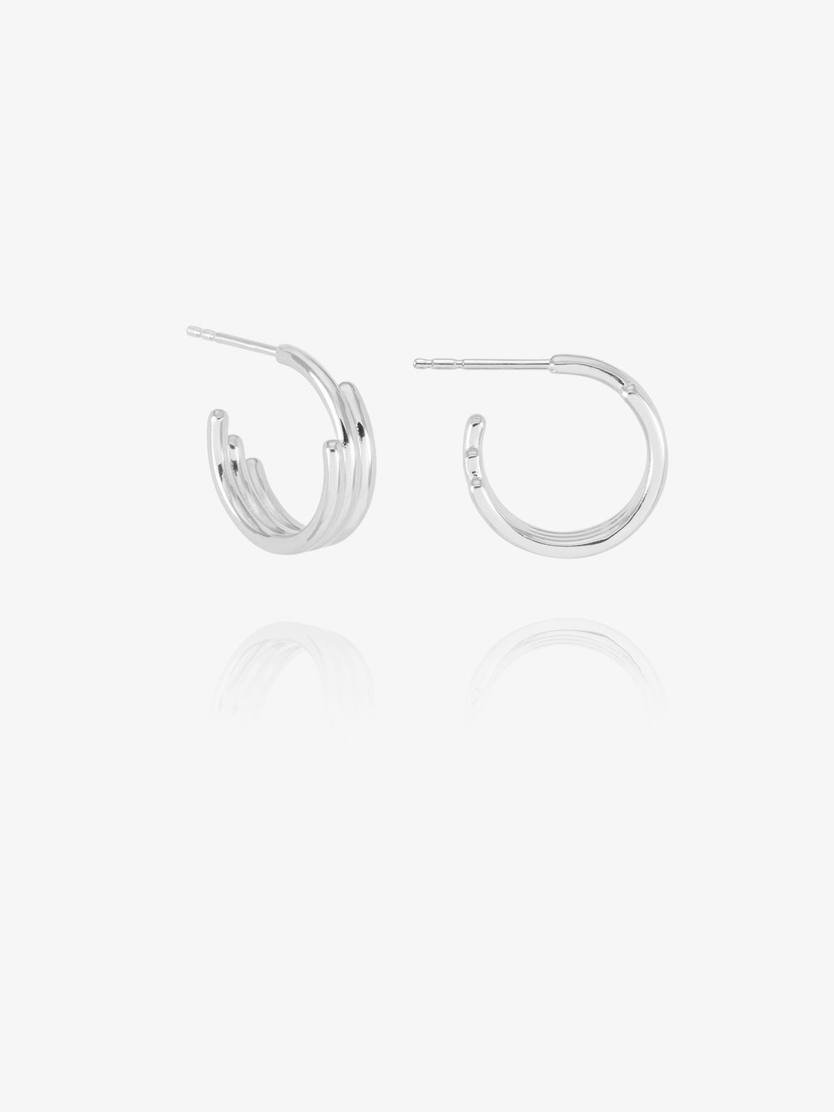 Small Evolve Hoop Earrings