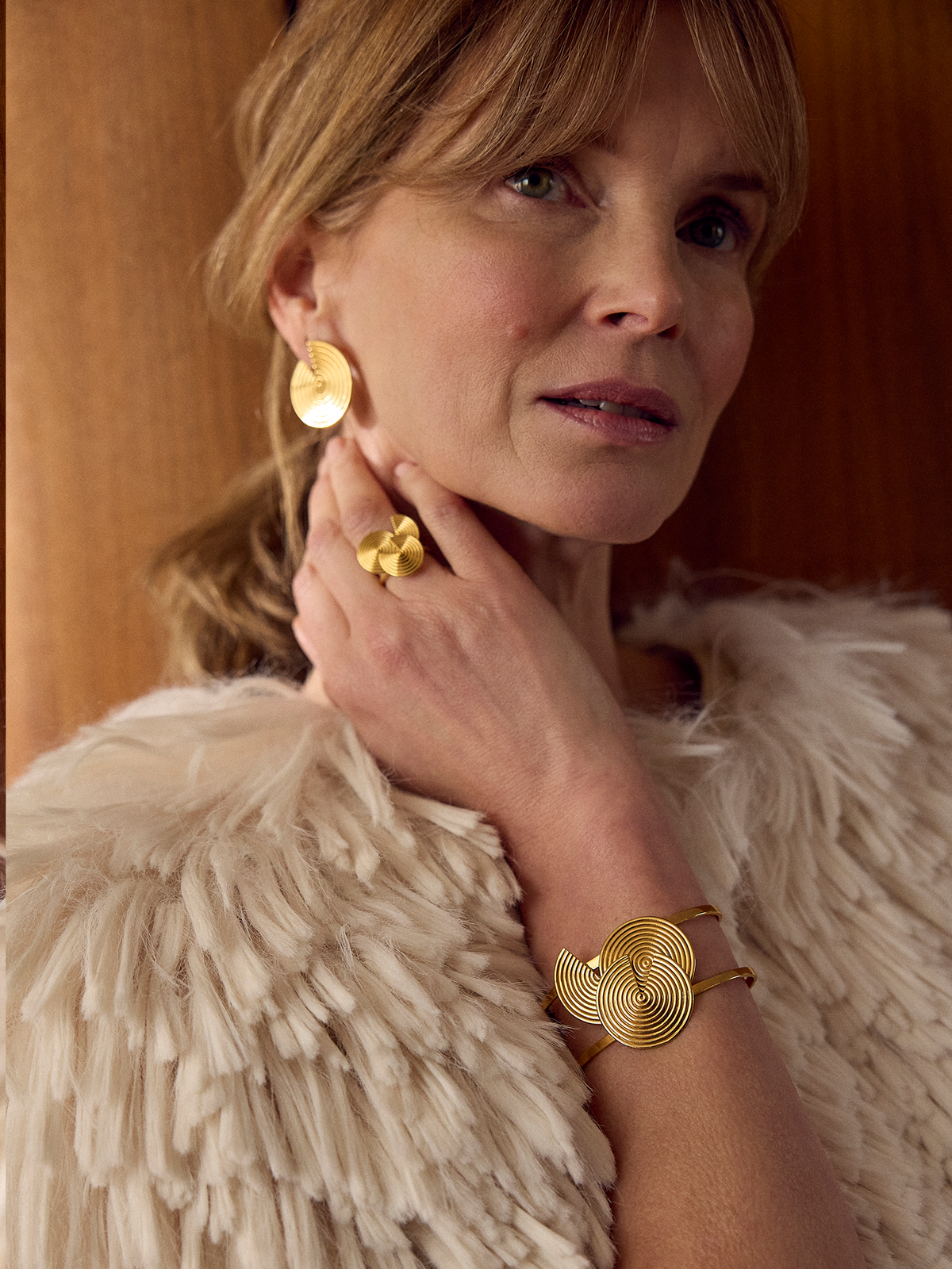 Front Facing Evolve Statement Earrings