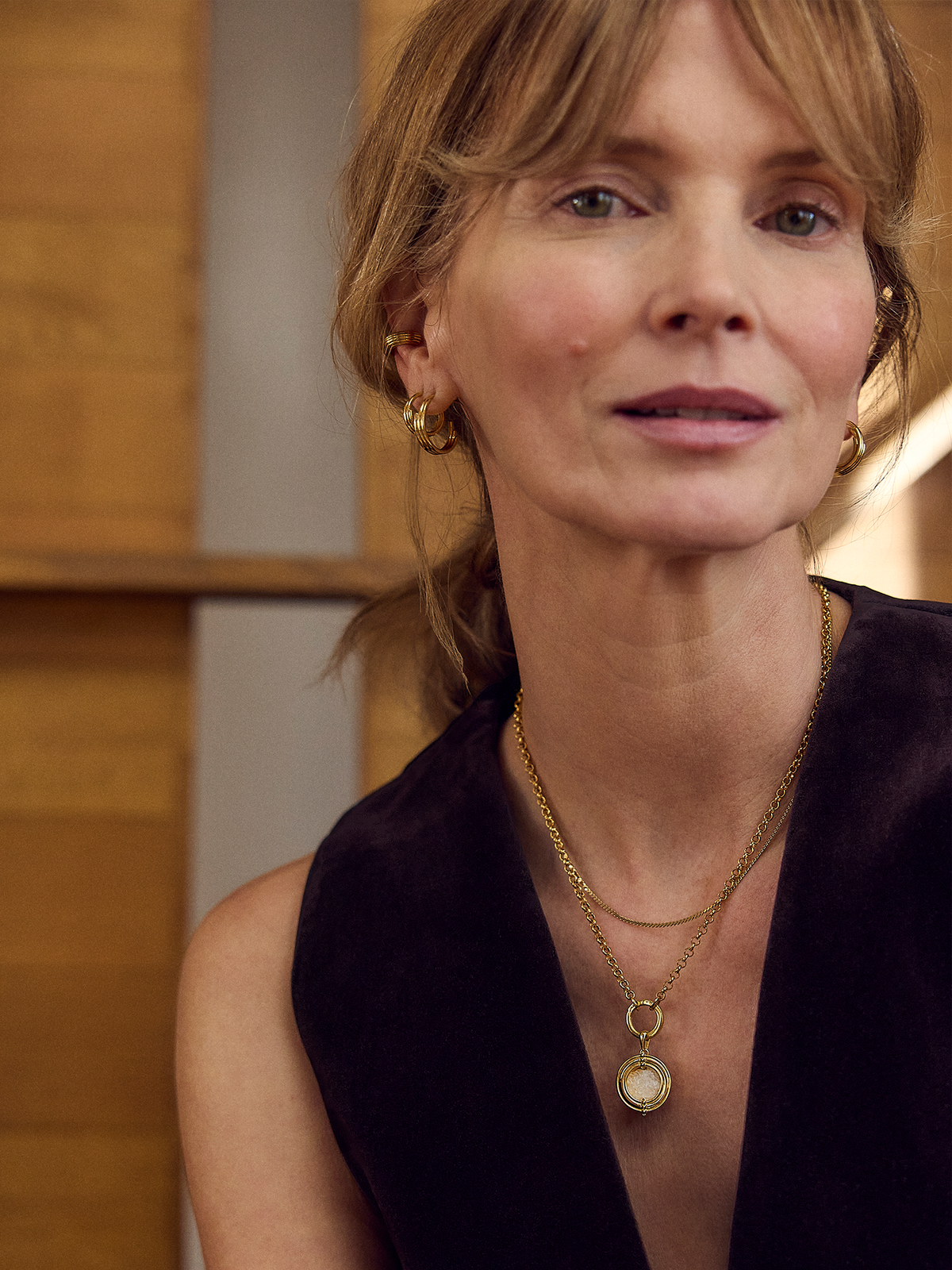 Personalised Statement Evolve Mixed Birthstone Amulet Necklace