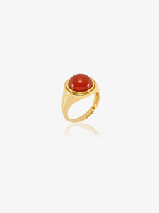 Evolve Carnelian Cocktail Ring