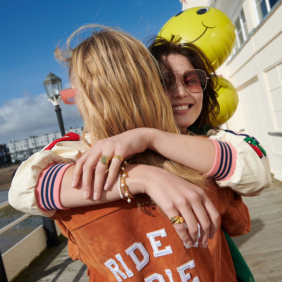 Gold Electric Love Mini Heart Ring Rachel Jackson