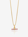 Mini Rose T-Bar Necklace