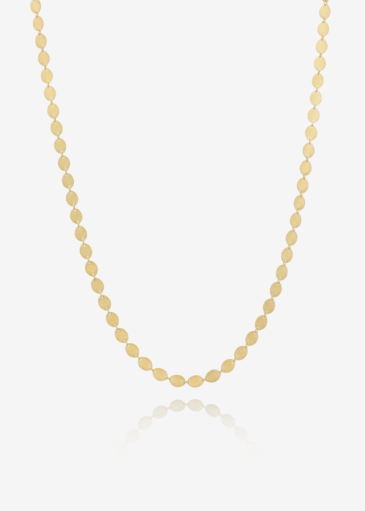 Sunburst Chain Necklace Short