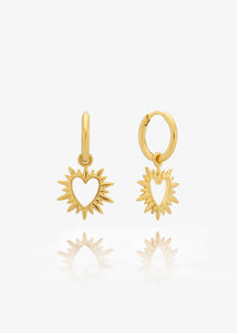 Electric Love Huggie Hoop Earrings