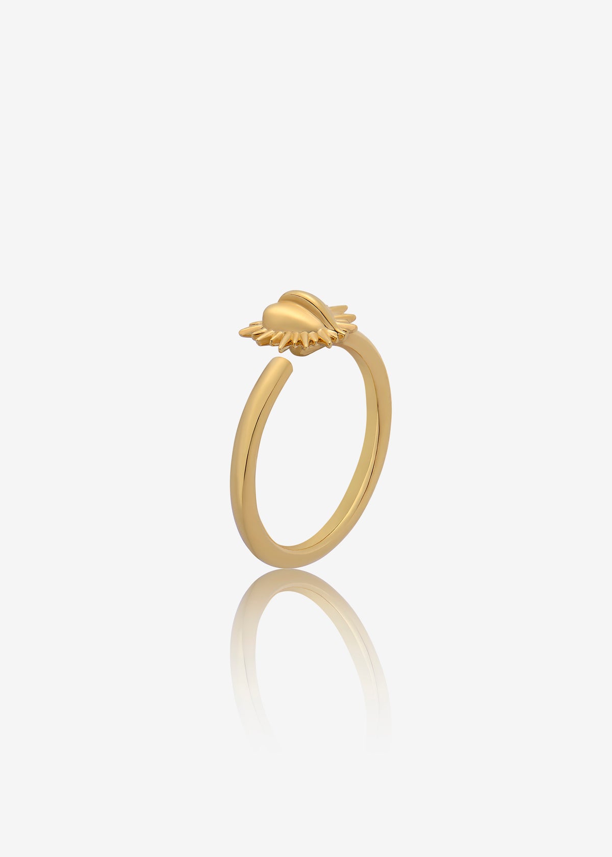 Adjustable Electric Love Mini Heart Ring