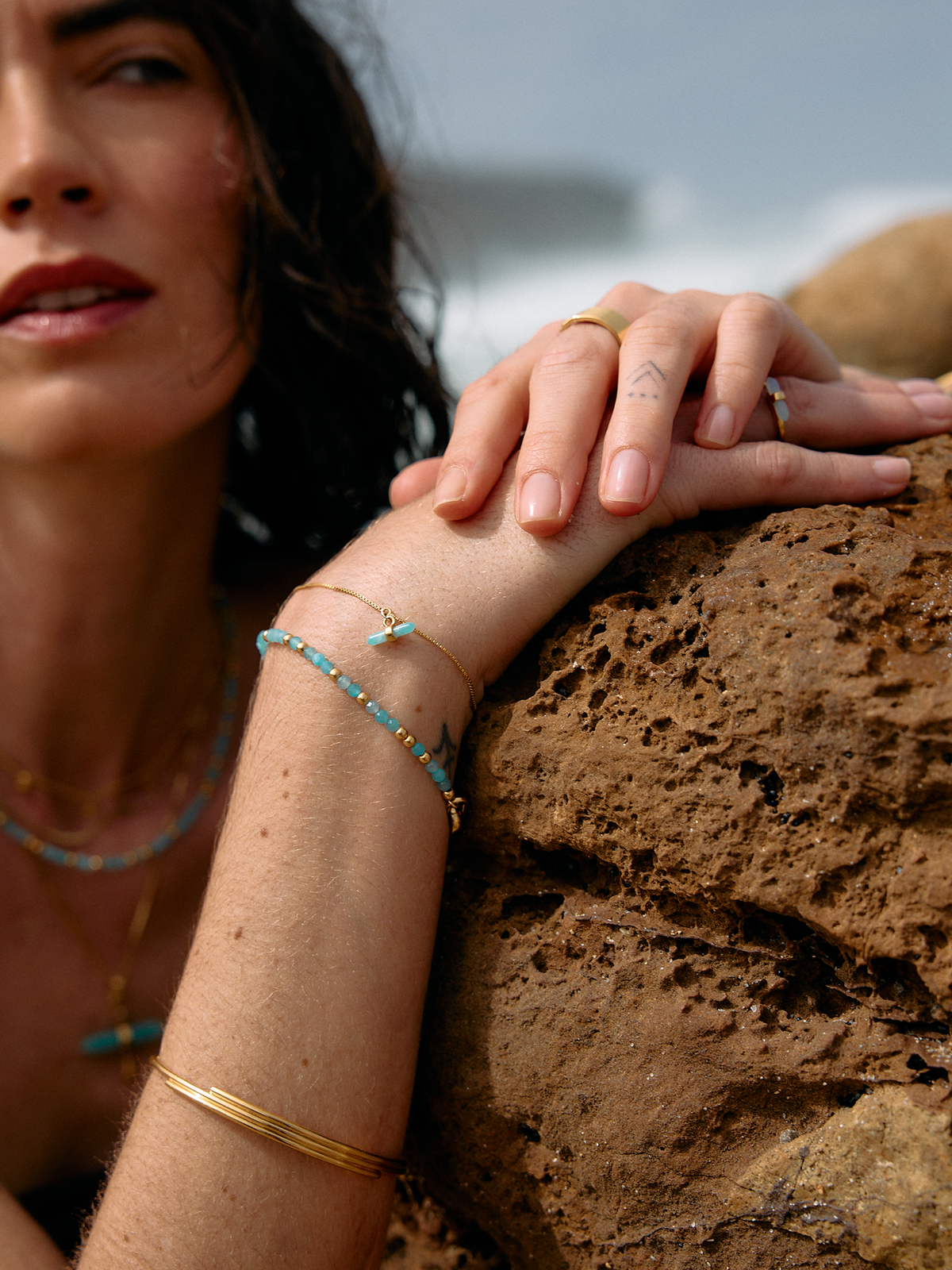 Tranquility Amazonite T-Bar Bracelet