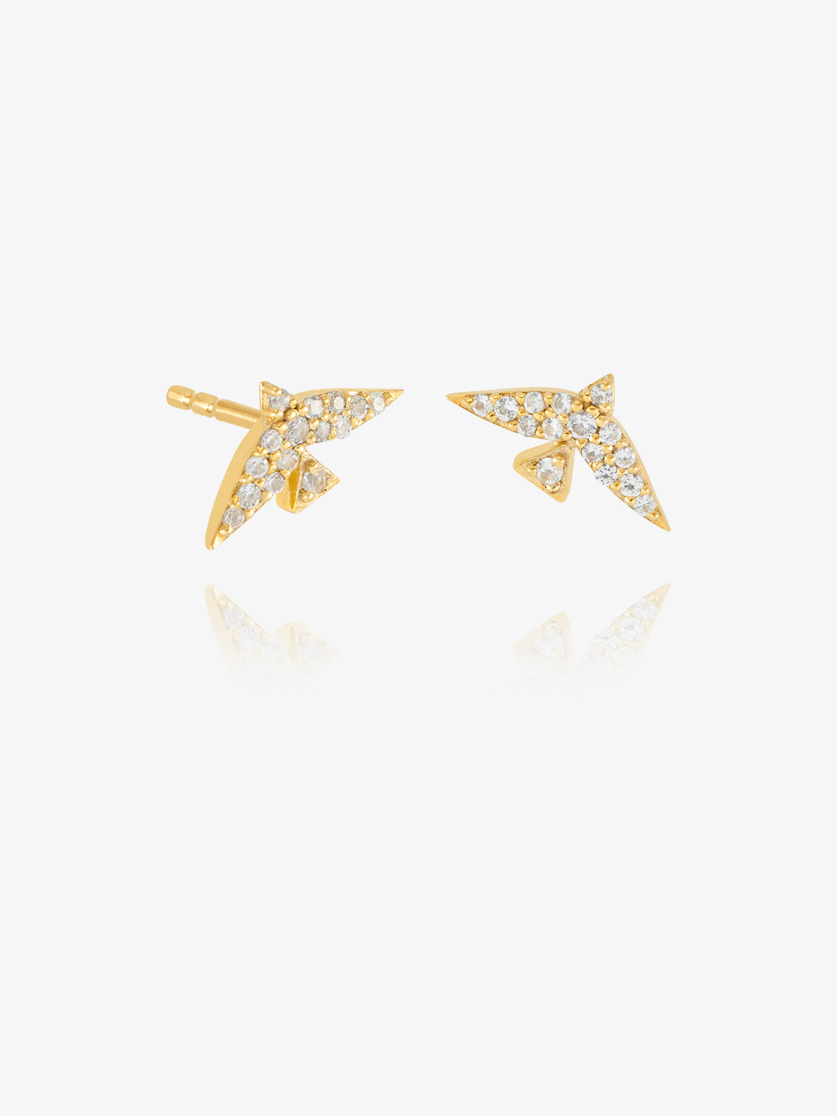 Dreamer Pave Bird Stud Earrings