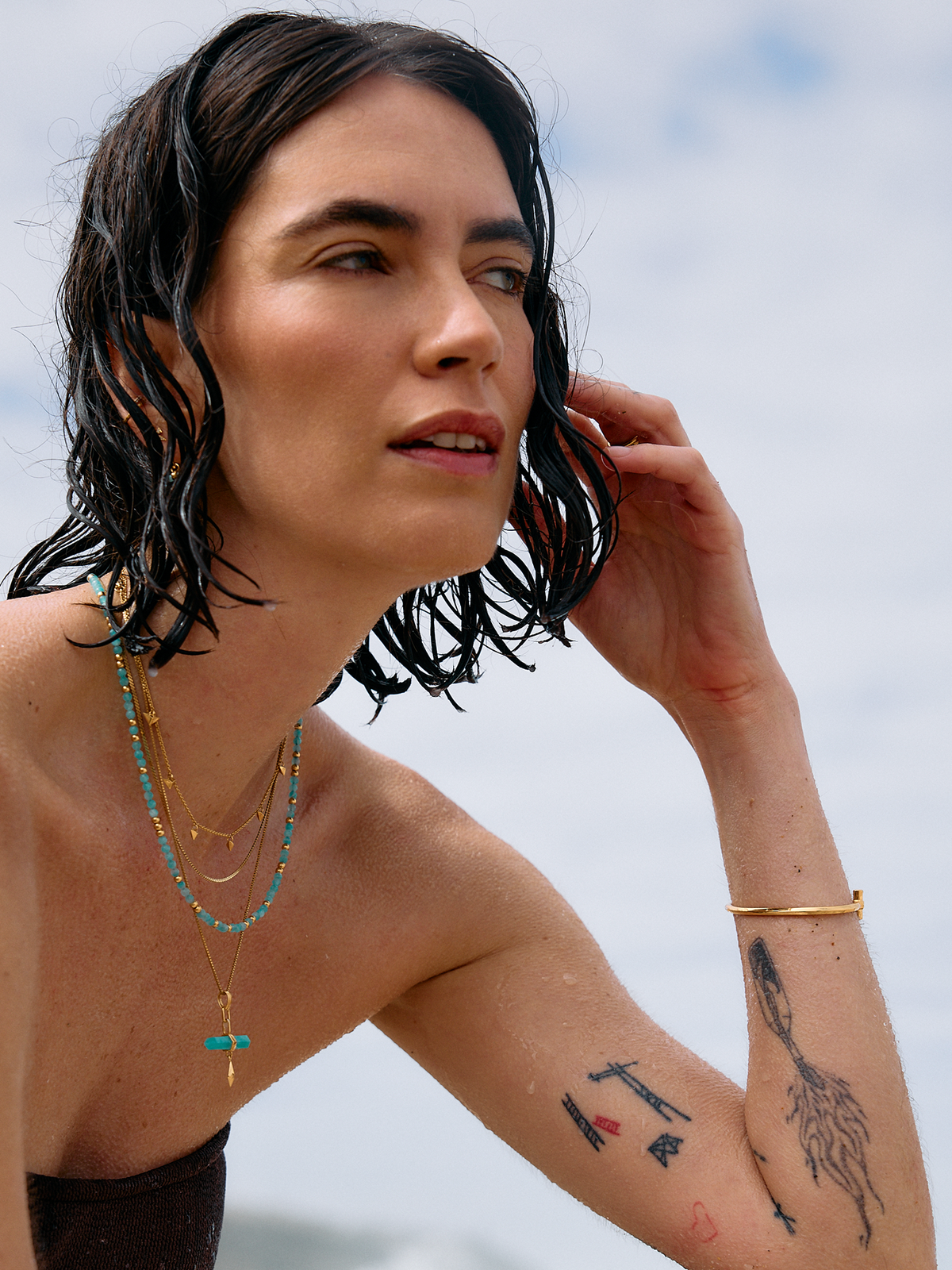 Tranquility Amazonite T-bar Necklace