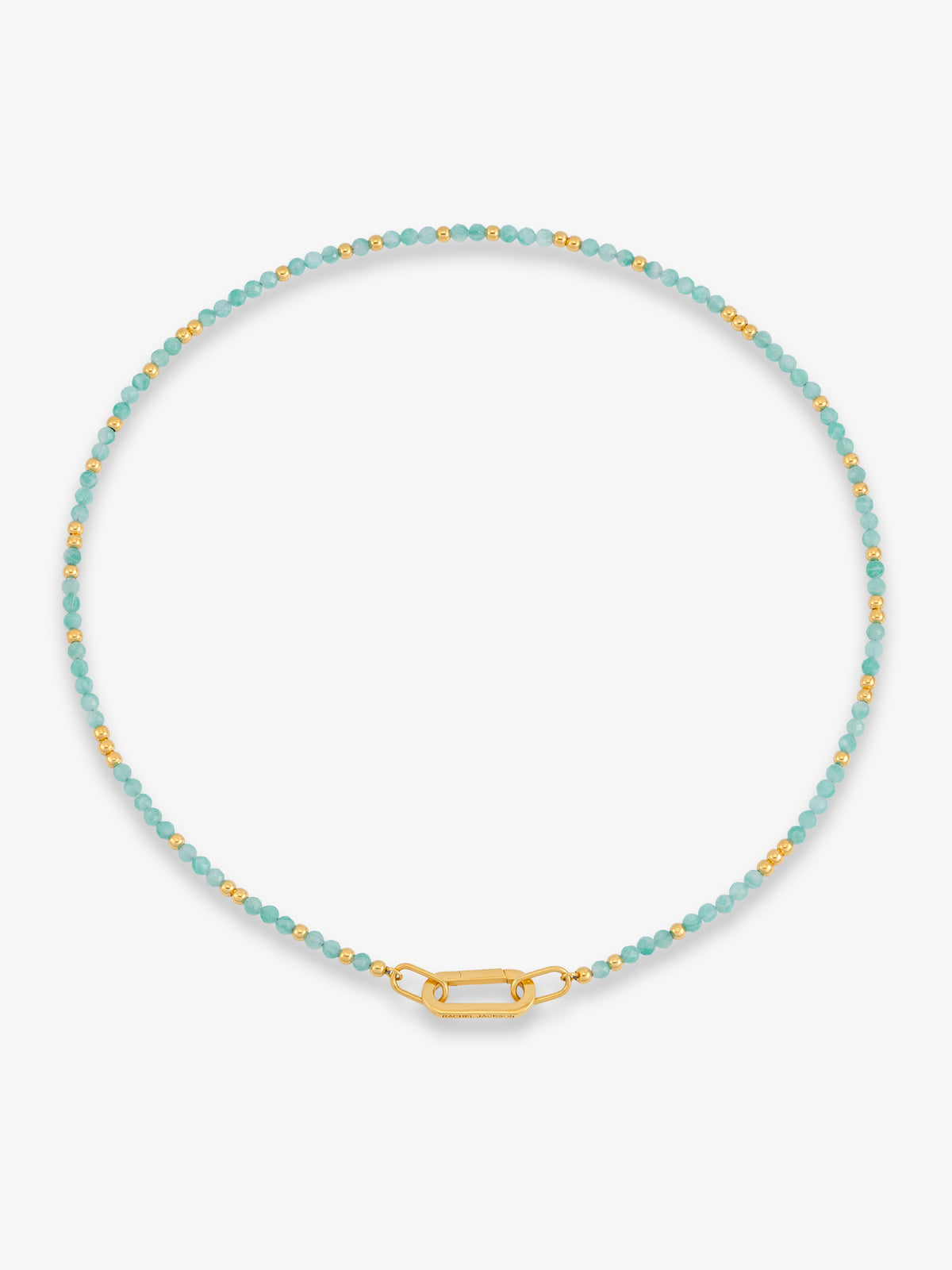 Tranquility Aquamarine Beaded Necklace