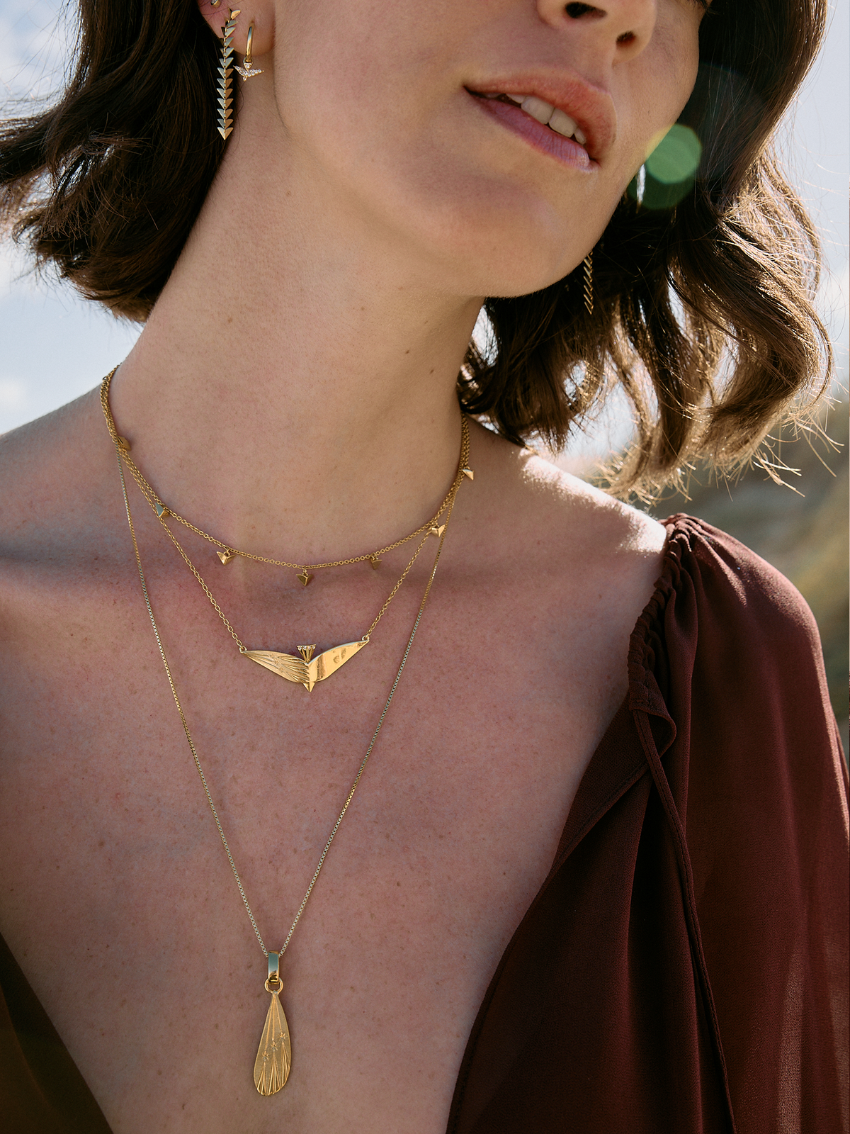 Dreamer Celestial Bird necklace
