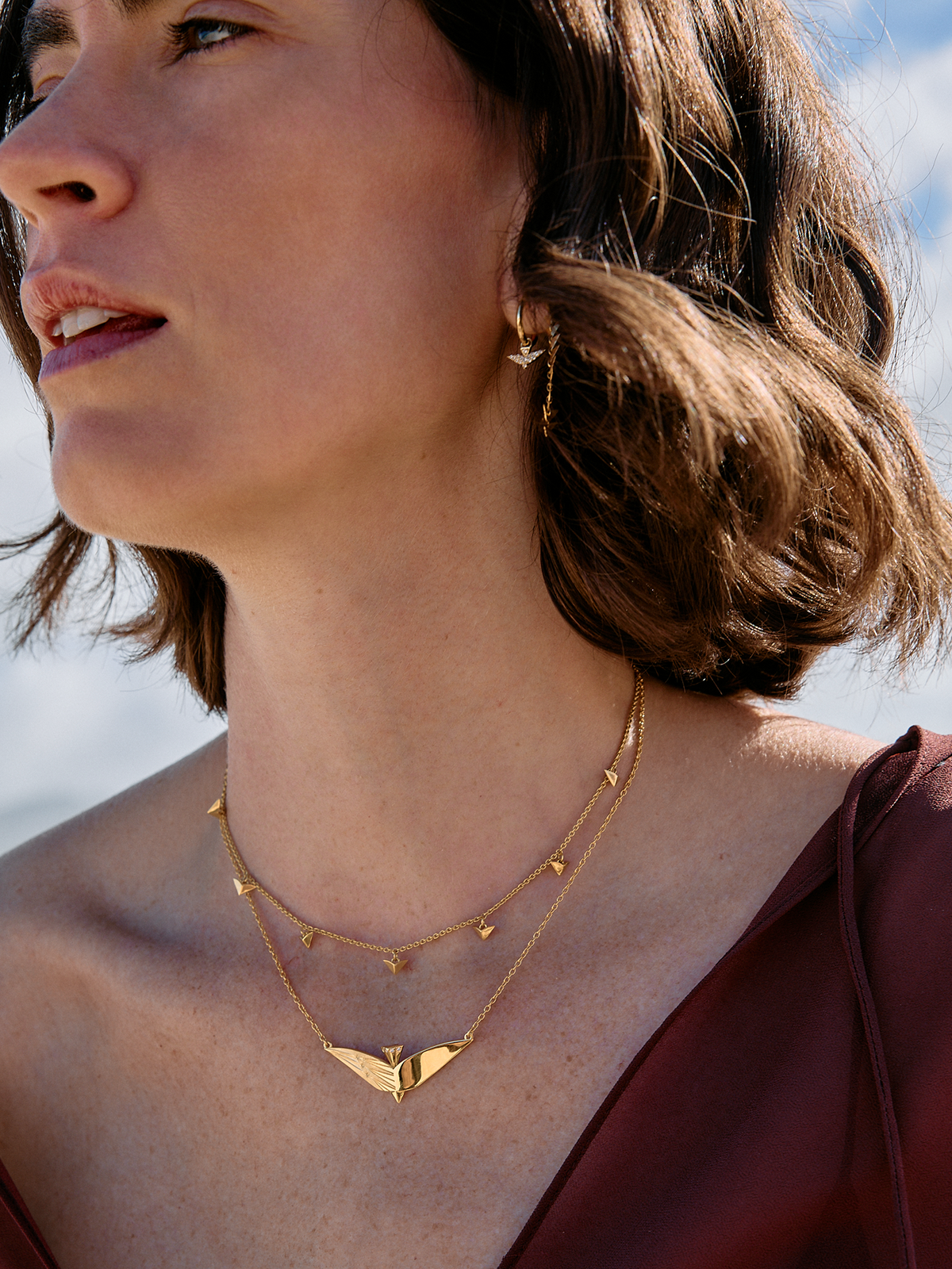 Dreamer Bird Choker necklace