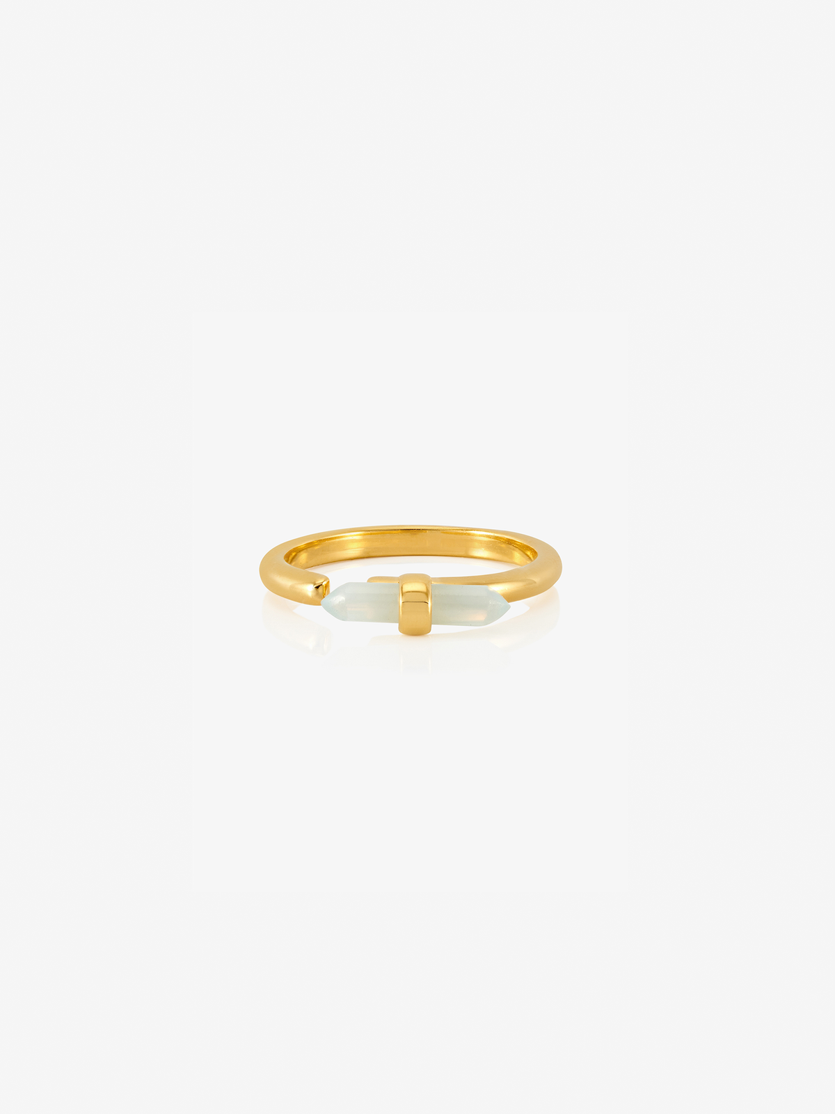 Tranquility Amazonite T-Bar Adjustable Ring